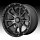 KMC KM100 Sync Machined Black Grey Tint Custom Truck Wheels